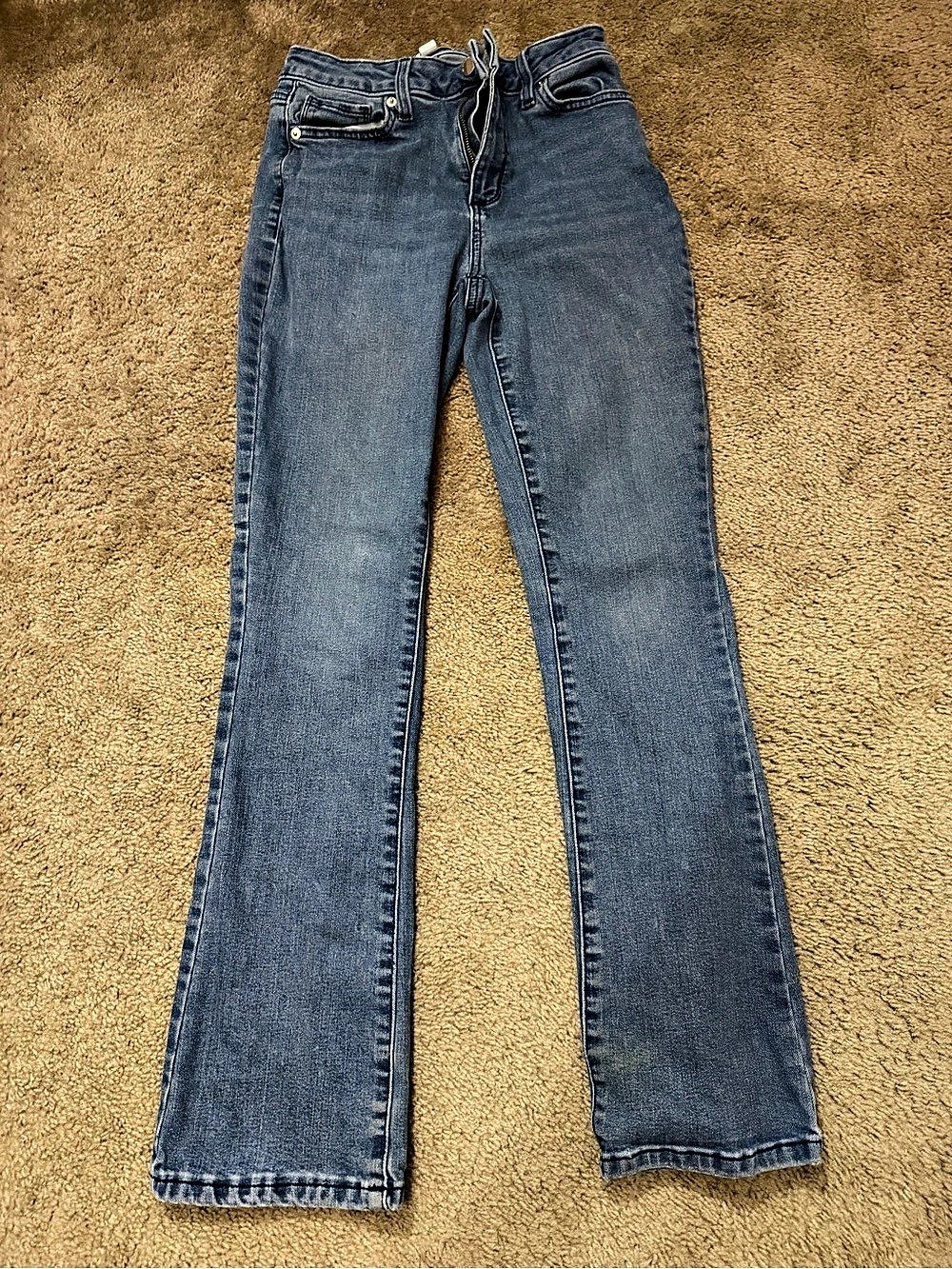 Sonoma Boot Cut Jeans in Blue Waist 4